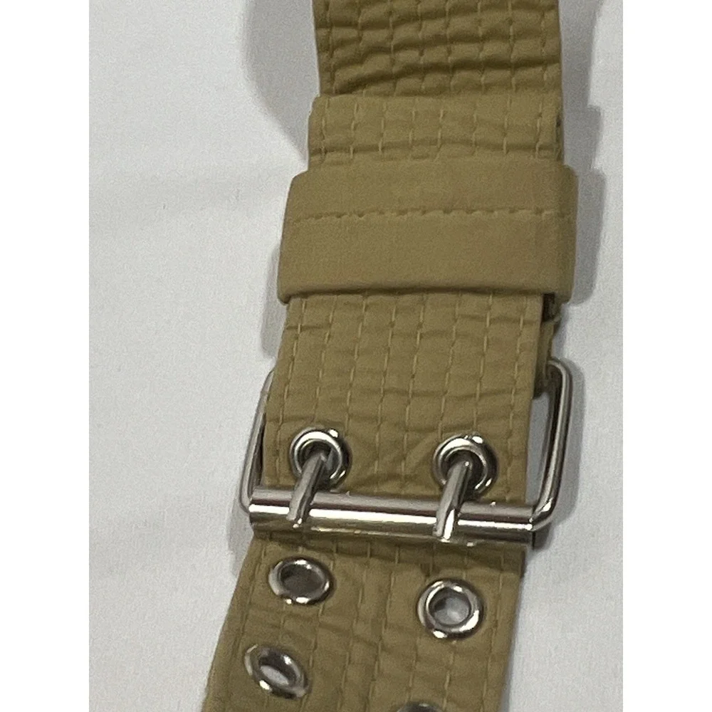 Johnny Was Pete & Greta Canvas Belt‎ Double Grommet Adjustable Buckle